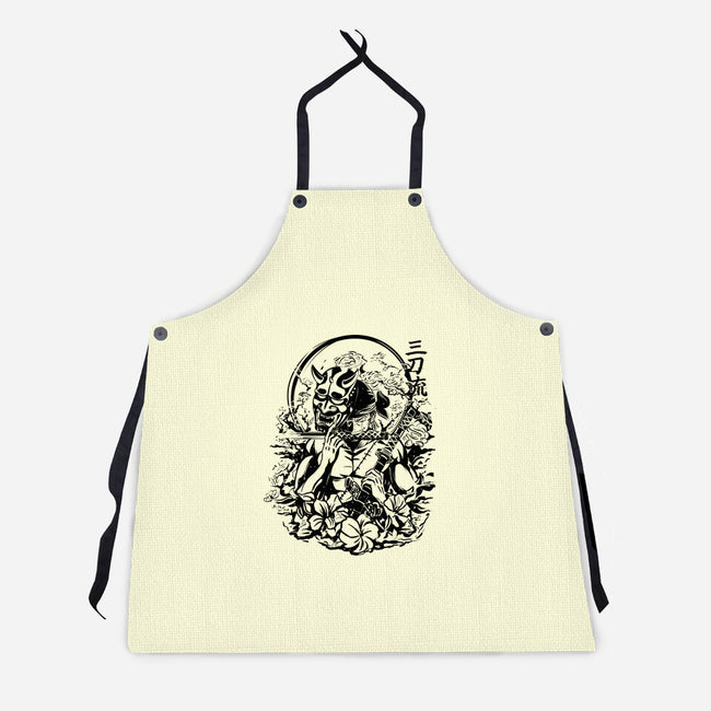 Zoro Samurai Tattoo-Unisex-Kitchen-Apron-fanfabio