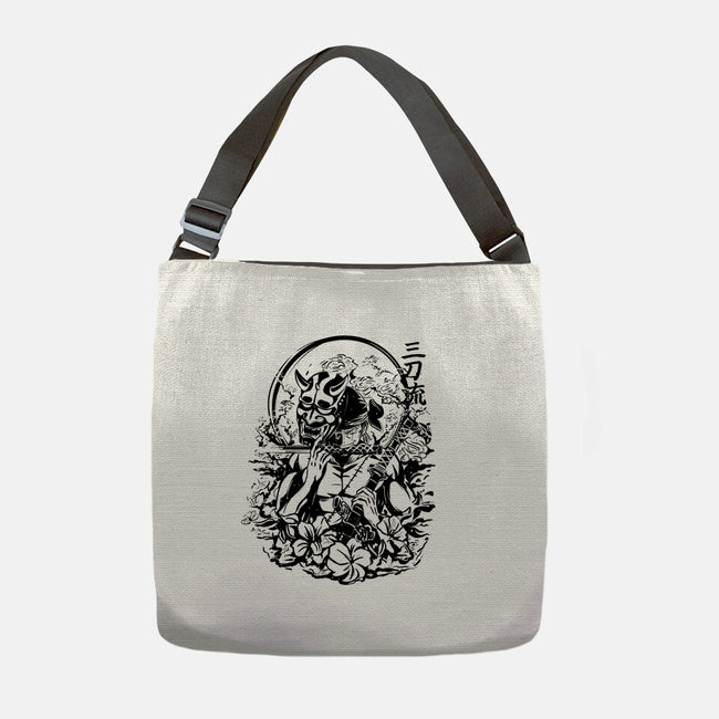 Zoro Samurai Tattoo-None-Adjustable Tote-Bag-fanfabio
