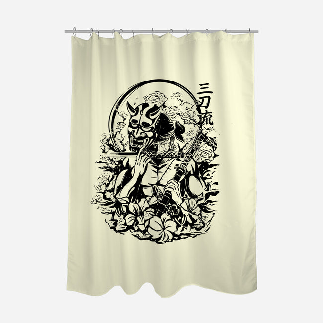 Zoro Samurai Tattoo-None-Polyester-Shower Curtain-fanfabio
