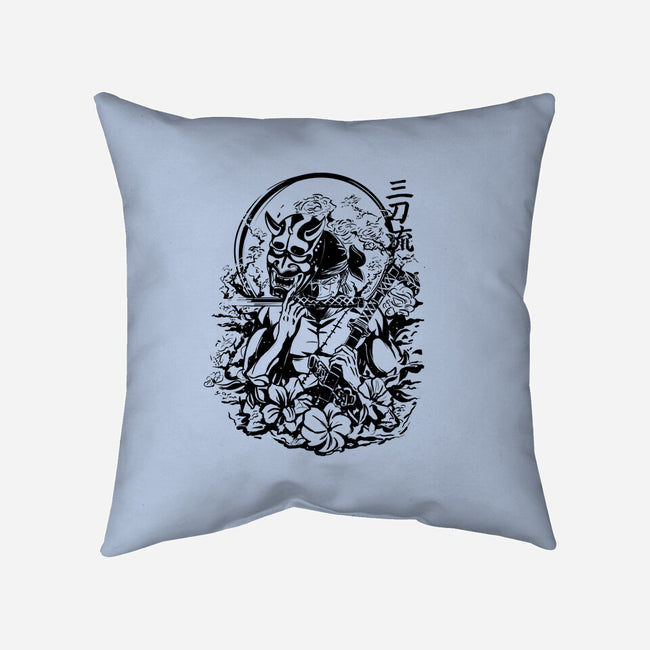 Zoro Samurai Tattoo-None-Non-Removable Cover w Insert-Throw Pillow-fanfabio