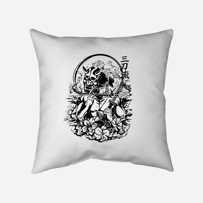 Zoro Samurai Tattoo-None-Removable Cover w Insert-Throw Pillow-fanfabio