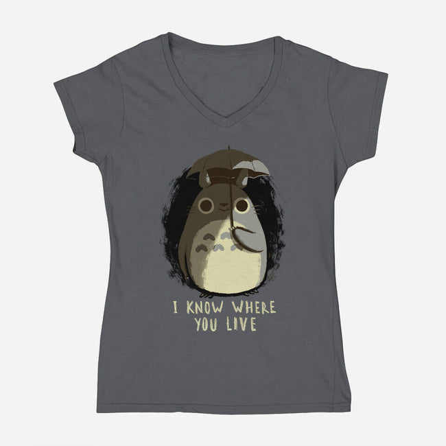 Your Neighbor-womens v-neck tee-BlancaVidal