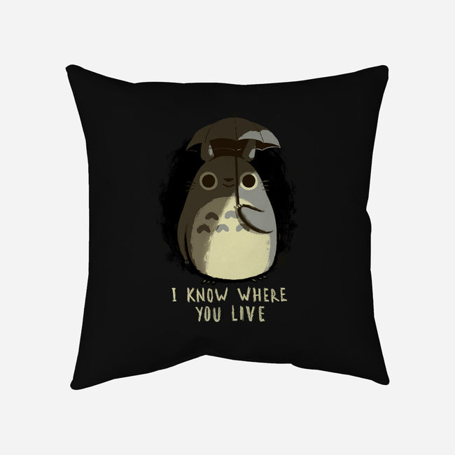 Your Neighbor-none removable cover w insert throw pillow-BlancaVidal
