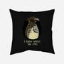 Your Neighbor-none removable cover w insert throw pillow-BlancaVidal
