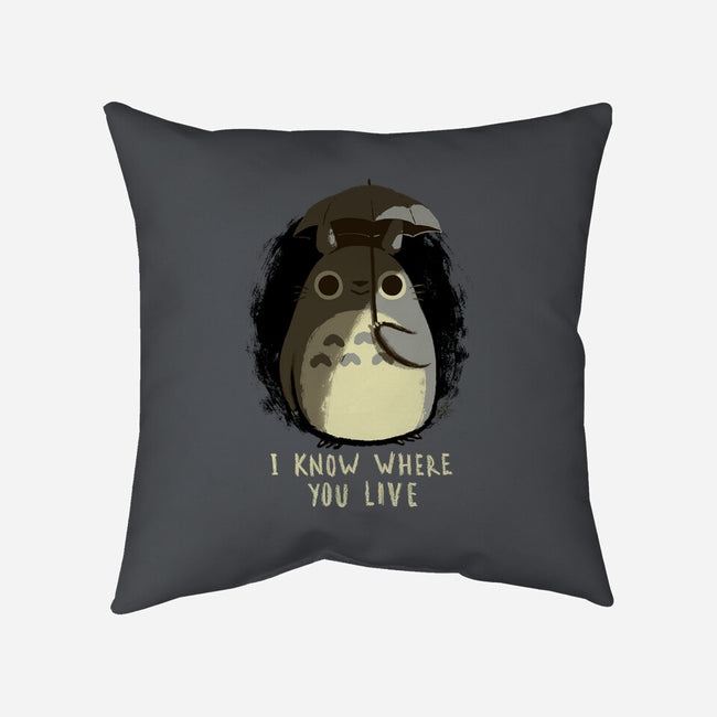 Your Neighbor-none removable cover w insert throw pillow-BlancaVidal