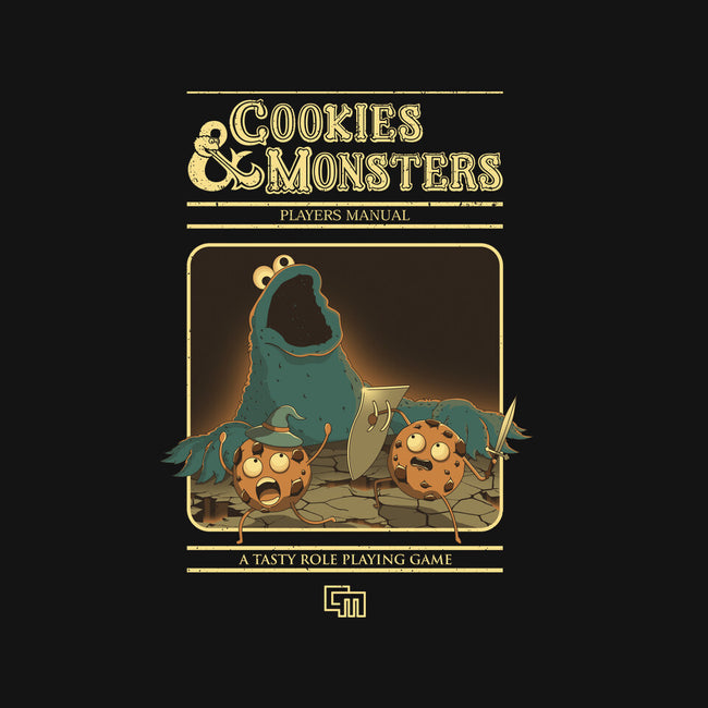 Cookies & Monsters-None-Drawstring-Bag-retrodivision