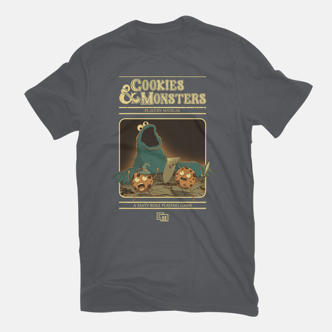 Cookies & Monsters-Womens-Fitted-Tee-retrodivision