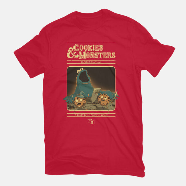 Cookies & Monsters-Mens-Heavyweight-Tee-retrodivision