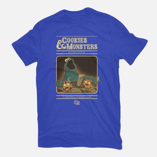 Cookies & Monsters-Unisex-Basic-Tee-retrodivision