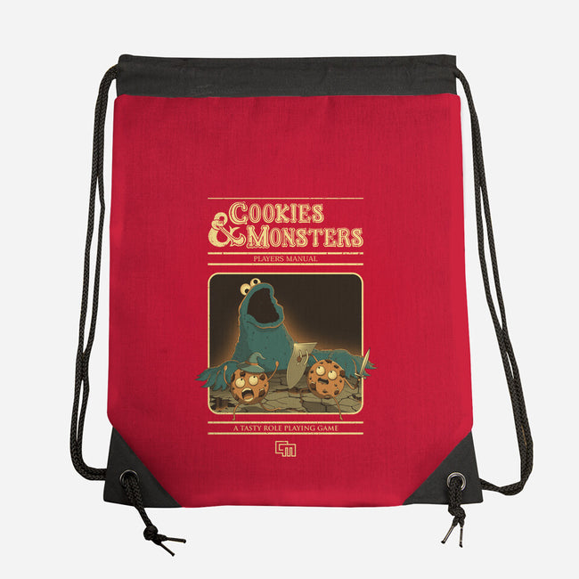 Cookies & Monsters-None-Drawstring-Bag-retrodivision