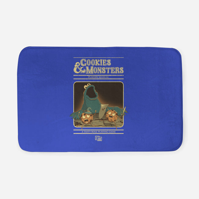 Cookies & Monsters-None-Memory Foam-Bath Mat-retrodivision