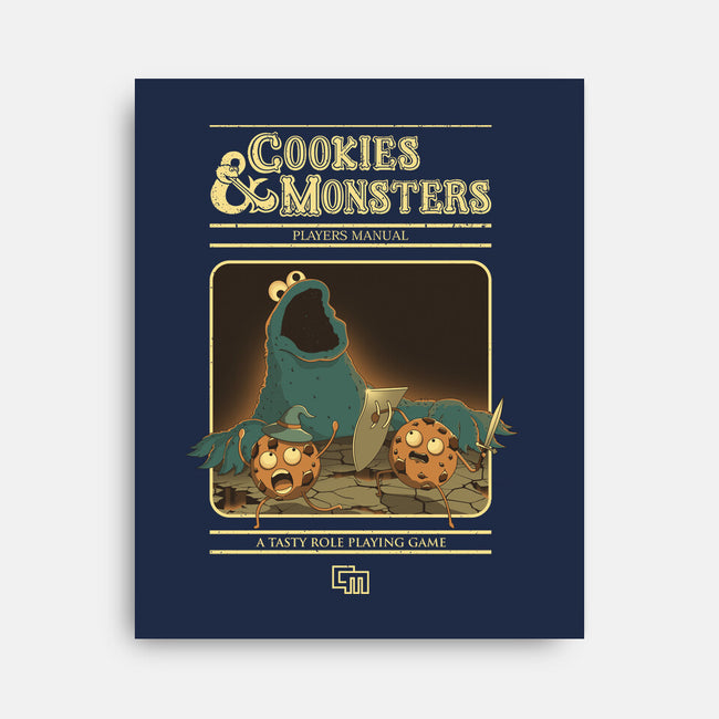 Cookies & Monsters-None-Stretched-Canvas-retrodivision