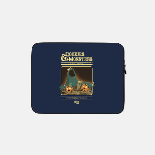 Cookies & Monsters-None-Zippered-Laptop Sleeve-retrodivision
