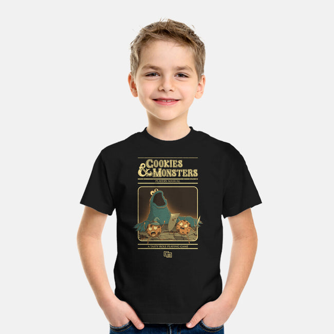 Cookies & Monsters-Youth-Basic-Tee-retrodivision