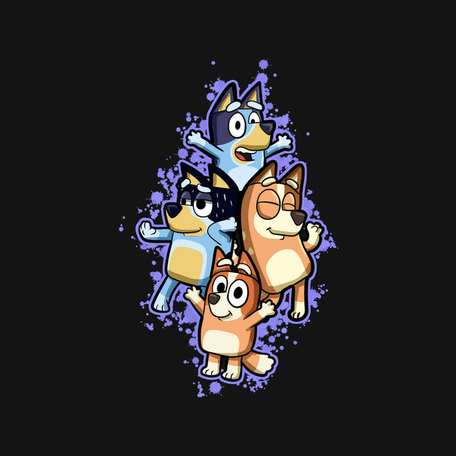 Dog Family Dance-Womens-Basic-Tee-nickzzarto