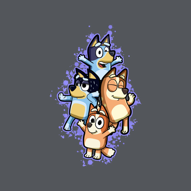 Dog Family Dance-Womens-V-Neck-Tee-nickzzarto