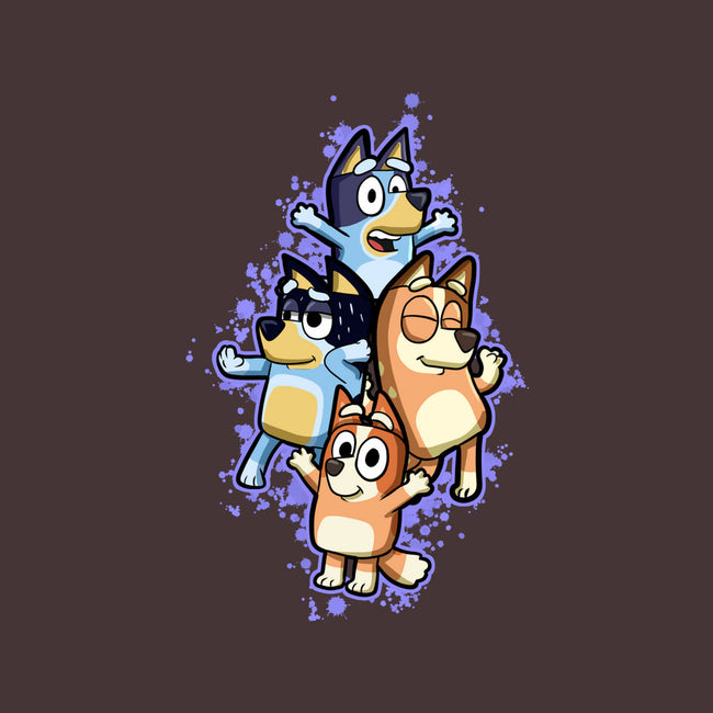 Dog Family Dance-Womens-Basic-Tee-nickzzarto