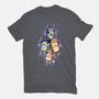 Dog Family Dance-Womens-Fitted-Tee-nickzzarto