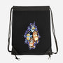 Dog Family Dance-None-Drawstring-Bag-nickzzarto