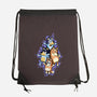 Dog Family Dance-None-Drawstring-Bag-nickzzarto