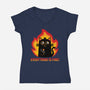We're Fine-Womens-V-Neck-Tee-danielmorris1993