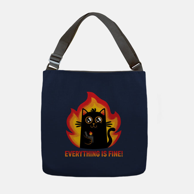 We're Fine-None-Adjustable Tote-Bag-danielmorris1993
