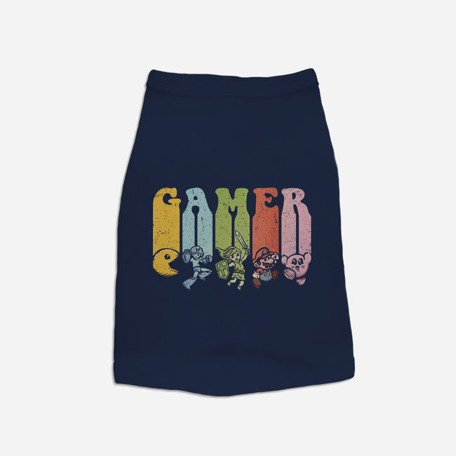 Vintage Gamer-Dog-Basic-Pet Tank-kg07