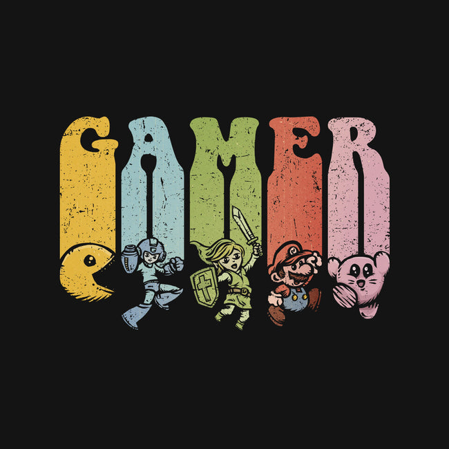 Vintage Gamer-None-Removable Cover w Insert-Throw Pillow-kg07