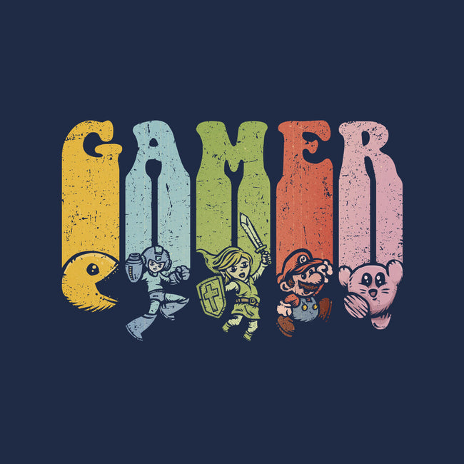 Vintage Gamer-Unisex-Basic-Tee-kg07