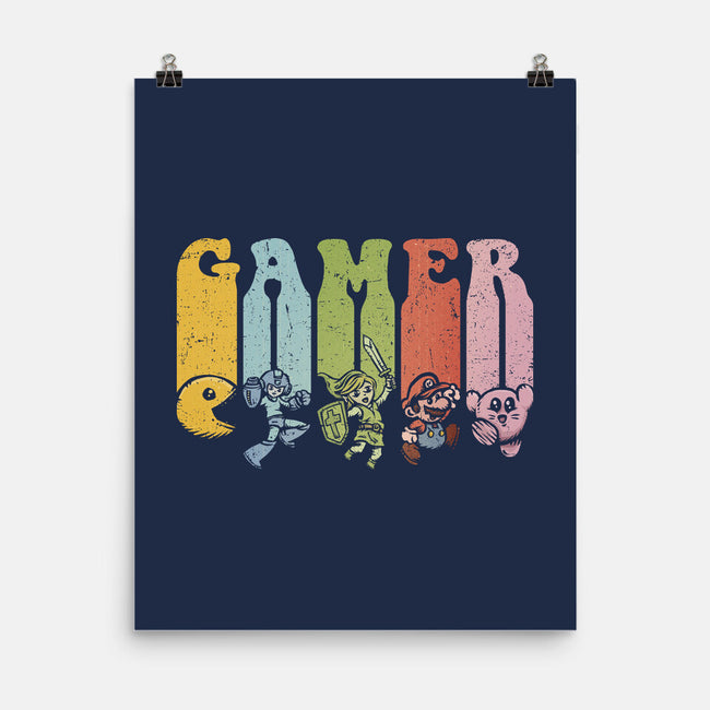 Vintage Gamer-None-Matte-Poster-kg07