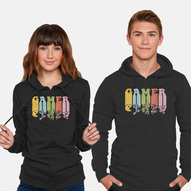 Vintage Gamer-Unisex-Pullover-Sweatshirt-kg07