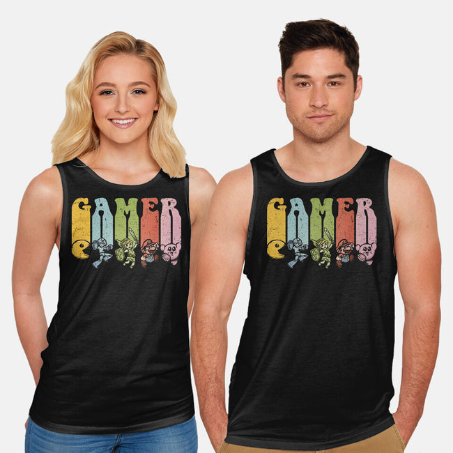 Vintage Gamer-Unisex-Basic-Tank-kg07
