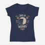 Cliffs Of Insanity-Womens-V-Neck-Tee-Logozaste