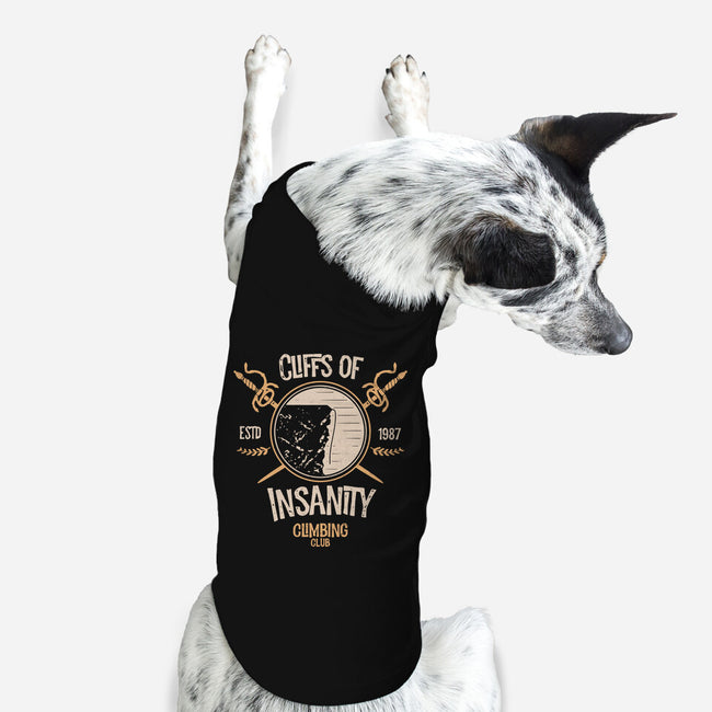 Cliffs Of Insanity-Dog-Basic-Pet Tank-Logozaste