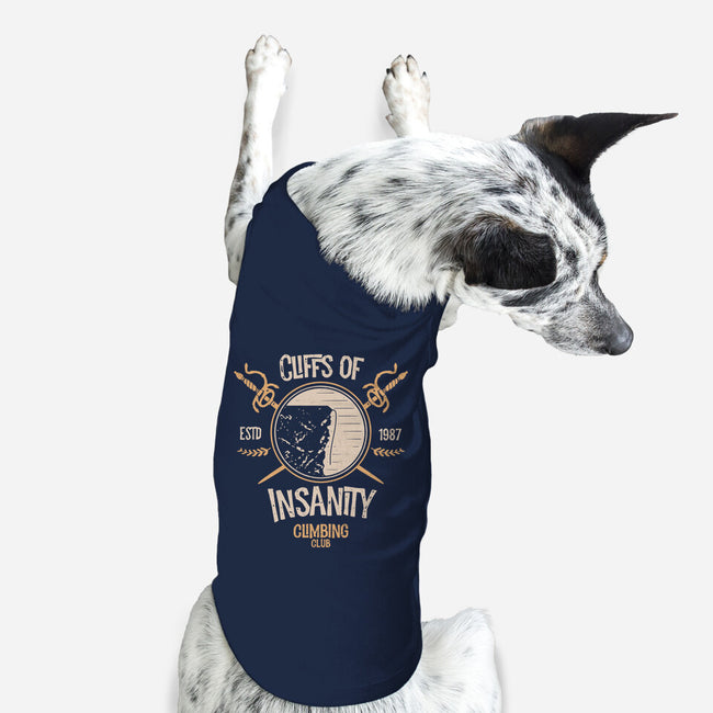 Cliffs Of Insanity-Dog-Basic-Pet Tank-Logozaste