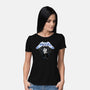 Daddy Lightning-Womens-Basic-Tee-rocketman_art