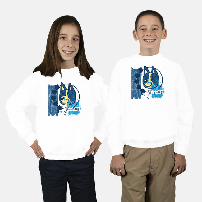 Bluey 182-Youth-Crew Neck-Sweatshirt-dalethesk8er