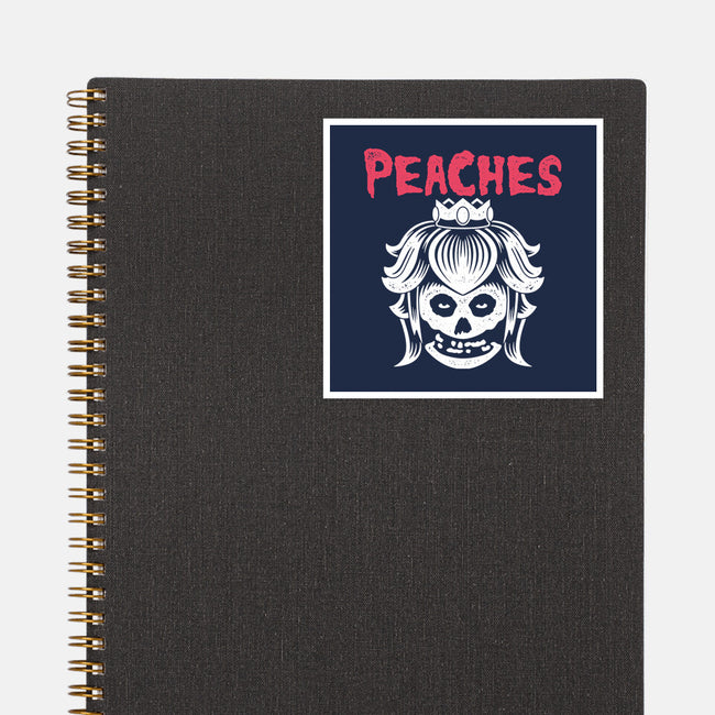 Horror Punk Peaches-None-Glossy-Sticker-Logozaste