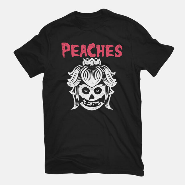 Horror Punk Peaches-Womens-Fitted-Tee-Logozaste
