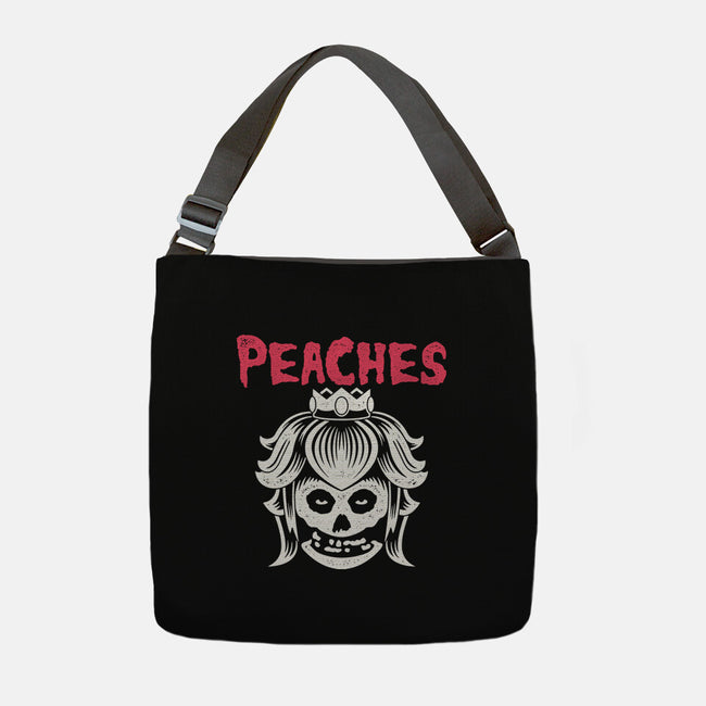 Horror Punk Peaches-None-Adjustable Tote-Bag-Logozaste