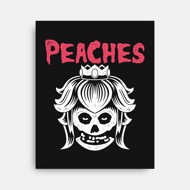 Horror Punk Peaches-None-Stretched-Canvas-Logozaste