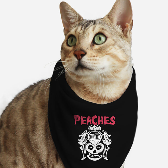 Horror Punk Peaches-Cat-Bandana-Pet Collar-Logozaste