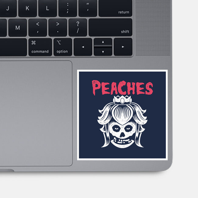 Horror Punk Peaches-None-Glossy-Sticker-Logozaste