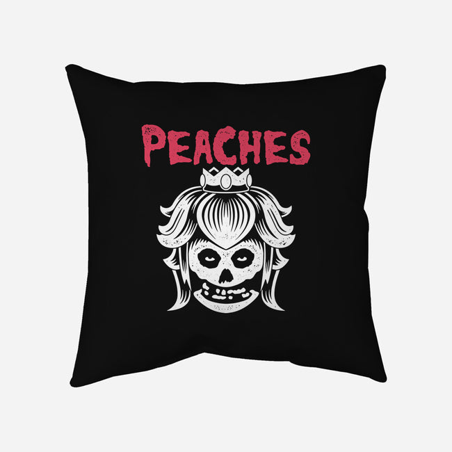 Horror Punk Peaches-None-Removable Cover w Insert-Throw Pillow-Logozaste