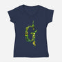 You're In For A Scare-womens v-neck tee-Bats on the Brain