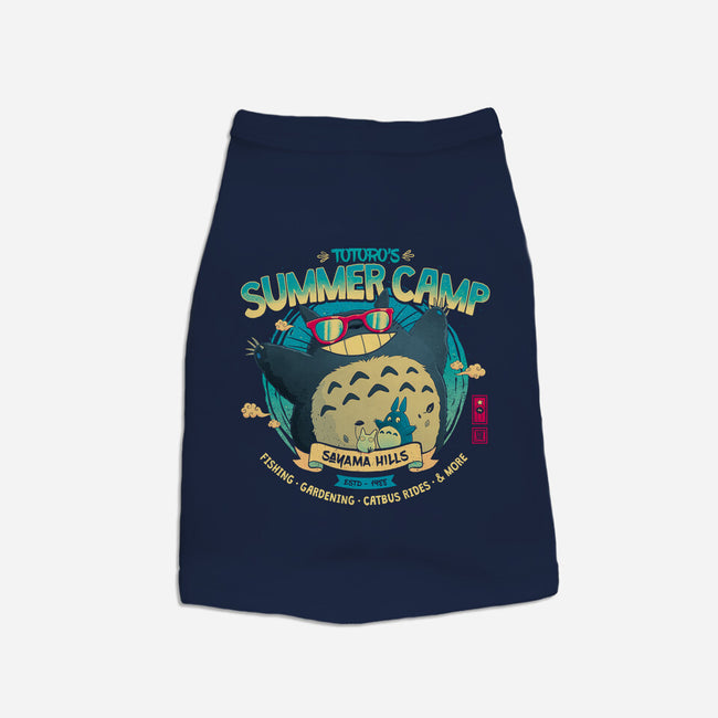 Neighbor's Summer Camp-Dog-Basic-Pet Tank-teesgeex