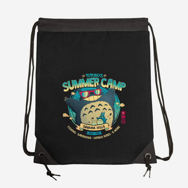 Neighbor's Summer Camp-None-Drawstring-Bag-teesgeex