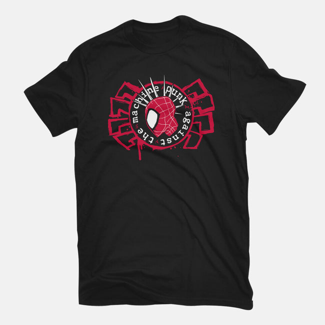 Punk Against The Machine-Womens-Fitted-Tee-teesgeex