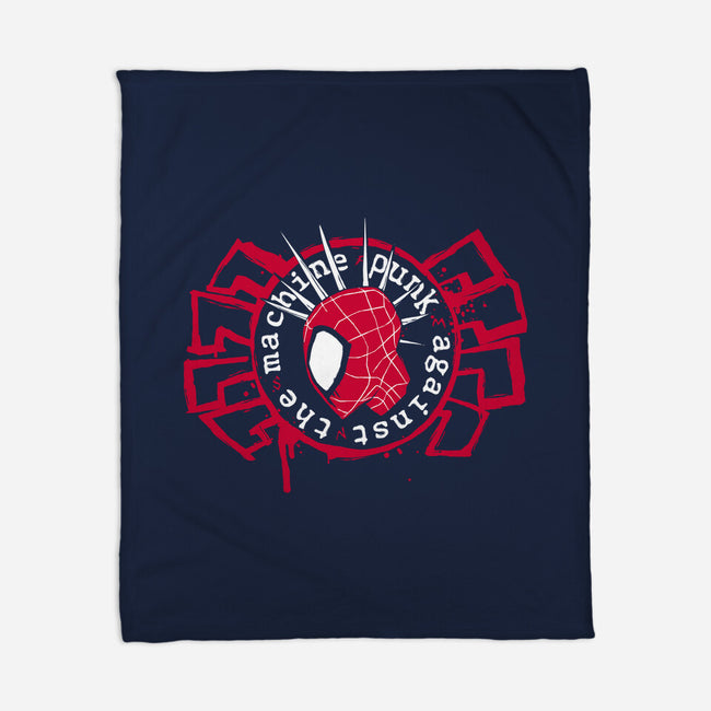 Punk Against The Machine-None-Fleece-Blanket-teesgeex