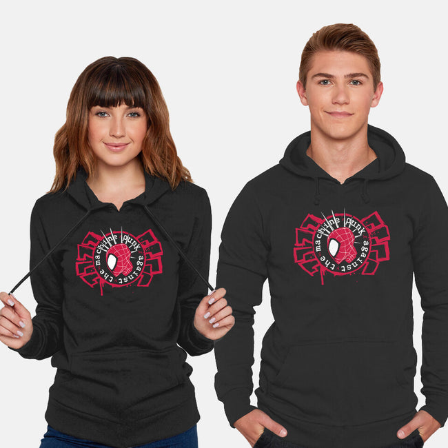 Punk Against The Machine-Unisex-Pullover-Sweatshirt-teesgeex